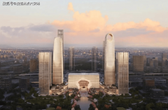 项目位于杭州新核心中轴之